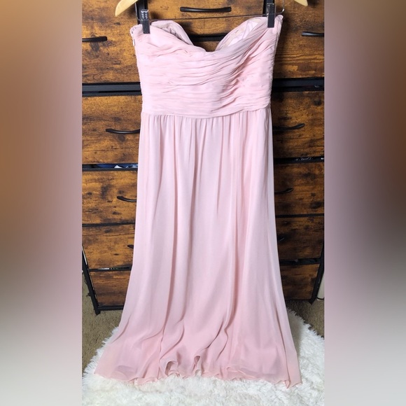 Lauren Ralph Lauren Soft Pink Strapless Dress size 8 - Picture 13 of 16